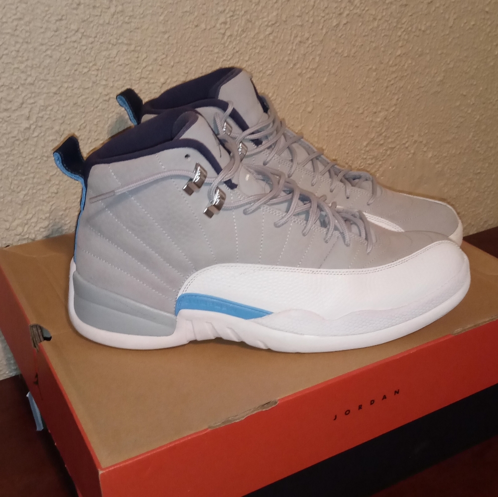 Men's Air Jordan 12s University Blues